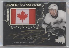 2021 SPx 2020-21 Update UD Black Pride of a Nation /99 Gabe Vilardi Patch Auto