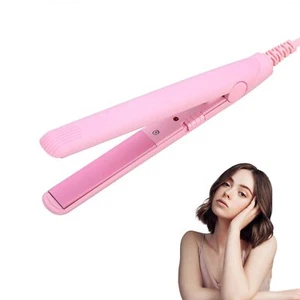Mini Curling Iron Mini Dual Purpose Curling Iron Mini Straightener 2 in 1 Cer... - Picture 1 of 9