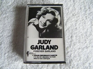 JUDY GARLAND - Forever Garland - Cassette Tape DEMAND PERFORMANCE - Pop Vocal - Picture 1 of 6