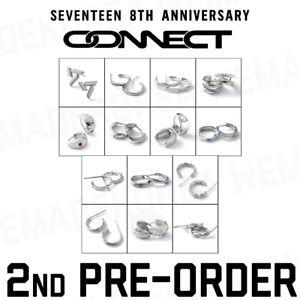 2nd Pre-order SEVENTEEN 8th Anniversary Earrings Official K-POP Authentic MD