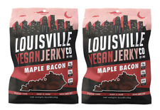 Louisville Vegan Jerky Maple Bacon 3oz & Primal Strips Texas BBQ