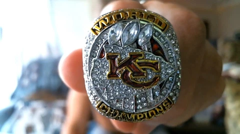 2022 Kansas City Chiefs Superbowl Fan ring! Size 11! MAHOMES! Cover