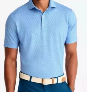 Johnnie-O zazu print performance mens polo shirt size Medium NWT - Picture 1 of 7