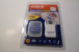 NEW Sandisk Memory Stick PRO Duo card 1.0GB SDMSPDR-1024-A10 Sealed w/Micromate - Picture 1 of 7
