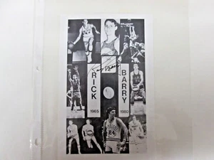 Ricky Barry San Francisco Warriors Signed   8 x 5 1/2 Picture  w/coa  - Picture 1 of 1