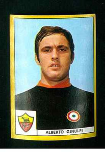 Figurina Calciatori Edis 1969-70! Alberto Ginulfi (Roma)! Rec. Non Comune