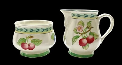 Crema y azucarero Villeroy & Boch French Garden Fleurence sin tapa Foto 1 de 4