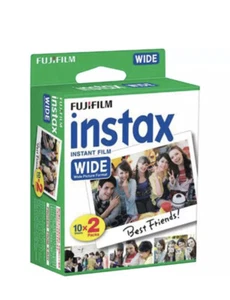 BRAND NEW FUJI FILM INSTAX INSTANT FILM WIDE PICTURE FORMAT 10x2 PACKS - Picture 1 of 2