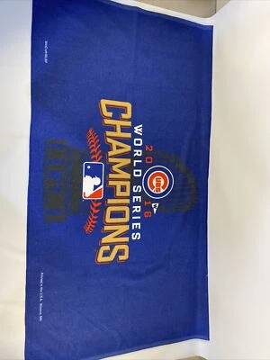 Toalla de vestuario con logotipo de los campeones de la Serie Mundial de la MLB 2016 Foto 1 de 4