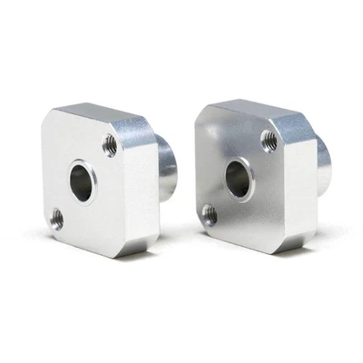 Yokomo 1/10 Buggy YZ-834B Dog Fighter Rear Wheel Hub 2 pcs Silver # ZB-011R - Image 1 of 2