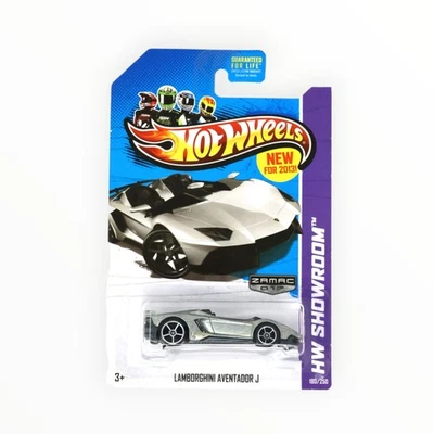 Hot Wheels Lamborghini Aventador J 180/250 - ZAMAC - 2013 Mainline A - Image 1 of 4