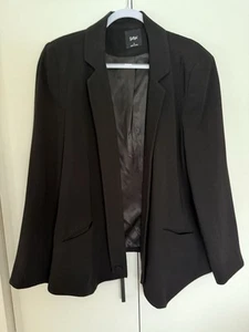 Sportsgirl Black Blazer Size 16 - Picture 1 of 3