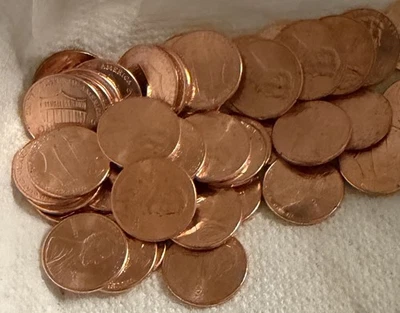 One 2025 Lincoln With Crying Eye Error Uncirculated Penny Out Of Bank Roll #360 - Image 1 of 3