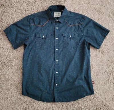 Howler Brothers & Helms Workshop Collab Snapshirt sz Medium - Image 1 of 3