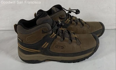 Botas de senderismo Keen Targhee III 1019834 de cuero marrón punta redonda para niños talla 4 Foto 1 de 4