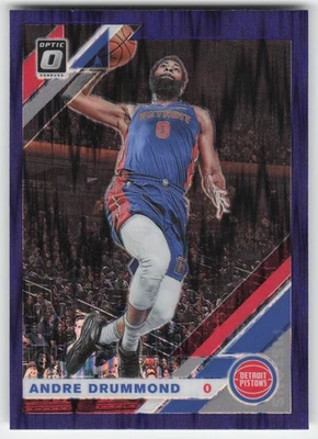 2019-20 Donruss Optic Purple Shock Andre Drummond #146 Detroit Pistons - Image 1 of 2