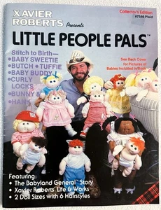 1982 Xavier Roberts Little People Pals Cabbage Patch Puppe Musterbuch #7546 Vintage - Bild 1 von 4