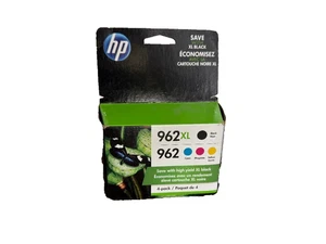 Genuine HP 962L/962 Ink cartridge-B/C/M/Y-for HP 9020 9025 Printer 4 Pack - Picture 1 of 2