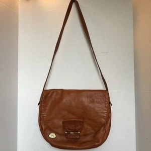 Vintage Etienne Aigner braun Leder Schultertasche Tasche Handarbeit *siehe - Bild 1 von 11