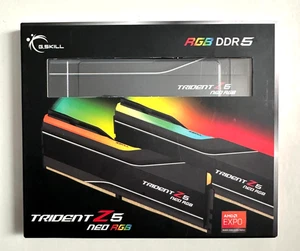 New G.SKILL Trident Z5 Neo RGB Series AMD EXPO 32GB (2 x 16GB) PC RAM DDR5 6000 - Afbeelding 1 van 2