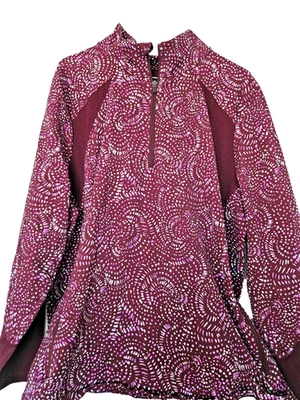 T By Talbots Mujer Talla 2X Pullover 1/4 Cremallera Manga Larga Top Activo/ETIQUETAS NUEVAS Foto 1 de 4