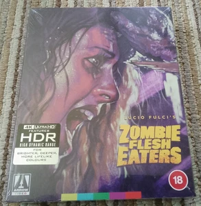 Zombie Flesh Eaters (4K UHD) Limited Edition, Arrow Video, New, OOP - Picture 1 of 4