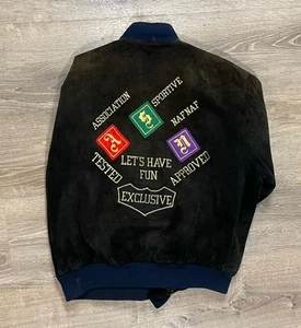 Vintage Association Sportive NAF NAF Bomber Jacket Let’s Have Fun Exclusive Gr. 1 - Bild 1 von 19