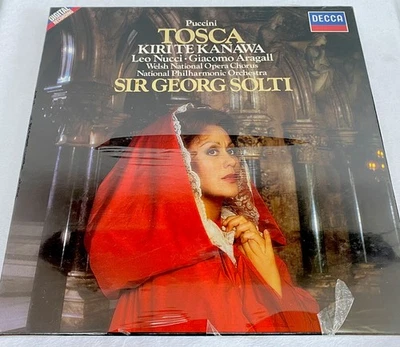Puccini-Tosca-Aragall 2 LP Stereo Box Set Decca 12” Vinyl Record Sealed - Image 1 of 4