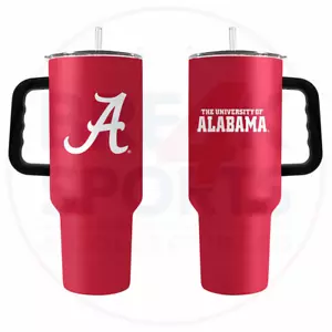 Alabama Crimson Tide 40oz. Powder Coat Travel Tumbler. - Picture 1 of 2