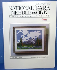 Vintage Cross Stitch Pattern National Park Needlework Fulmer Craft No 1 - Picture 1 of 4