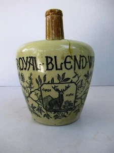 Vintage Jeroboam The Royal Blend Whisky Flasche By Kennedy Glasgow Barrowfield - Bild 1 von 10