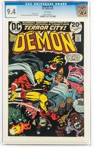 Demon #12 CGC 9.4 NM WHITE Pages (DC Comic 1973) Jack Kirby Cover / story Art🔥 - Picture 1 of 6