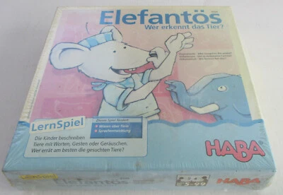 HABA® 4598 LernSpiel Elefantös Wer erkennt das Tier?  NEU OVP - Bild 1 von 2