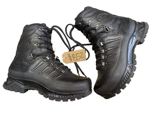 Meindl German Army SF Issue Black Leather GoreTex Combat Boots Size 6 UK #852 - Picture 1 of 5