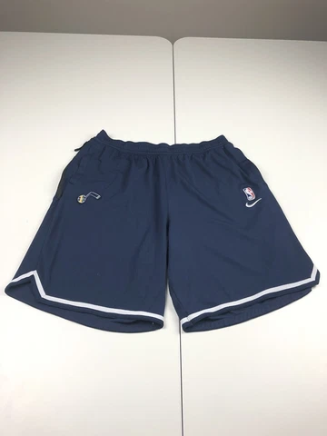 Nike Utah Jazz Shorts Size XXL Mens Blue Cover