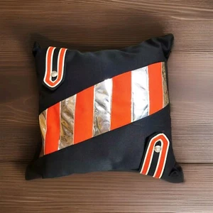 Marching Band Uniform Pillow Orange & Black - Picture 1 of 5