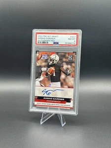 2022 PRO SET DRAFT AHMAD “SAUCE” GARDNER AUTOGRAPH- RED PSA 8 NM- MT 🔥 - Picture 1 of 2