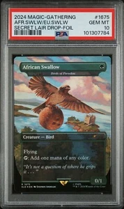 PSA 10 MTG African European Swallow Birds Of Paradise FOIL Monty Python SL 1675 - Picture 1 of 2
