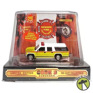 GMC Code 3 Newark, NJ Fire Dept. Die-Cast Suburban Vehicle Limited Edition NRFP - Picture 1 of 10