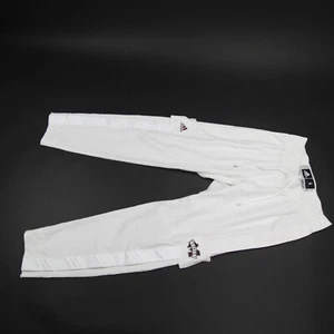 Mississippi State Bulldogs adidas Athletic Pants Men's White Used - Picture 1 of 6