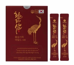 Ready to use Korean ginseng stick 100 unit/10ml/16.5mg, support men women health - Picture 1 of 2