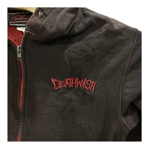 Independent Death Wish Racing Hoodie Herren Small Dark Chocolate Sweatshirt - Bild 1 von 7