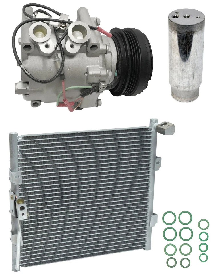 RYC Reman AC Compressor Kit W/Condenser DA01A Fits Honda Civic Del Sol 1.5L 1996 - Image 1 of 4