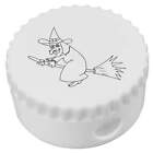 'Witch On Broomstick' Compact Pencil Sharpener (PS00027676)