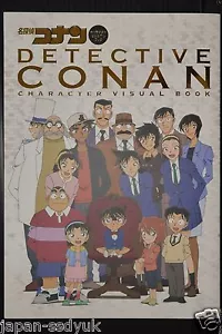 JAPAN Case Closed Detective Conan Character Visual Book - Picture 1 of 12