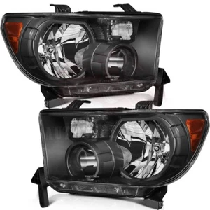 Par de faros montaje faros para 08-13 Toyota Tundra Sequoia TO250217 - Imagen 1 de 9