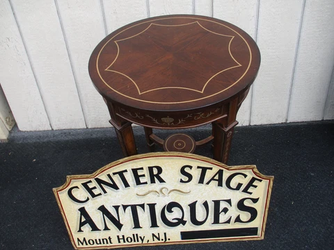 64259   Round Decorator Lamp Table Stand Cover