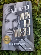 Buch Wenn ihr wüsstet von David Garrett Die Autobiografie Signiert original neu