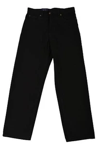 Boy Eagle blue jeans Classic/Straight Leg jean Black 100% Cotton Solid Size 4-18 - Picture 1 of 2
