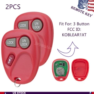 2 For 2001 2002 GMC Sierra 1500 2500 3500 HD Car Remote Keyless Entry Key Fob - Picture 1 of 9